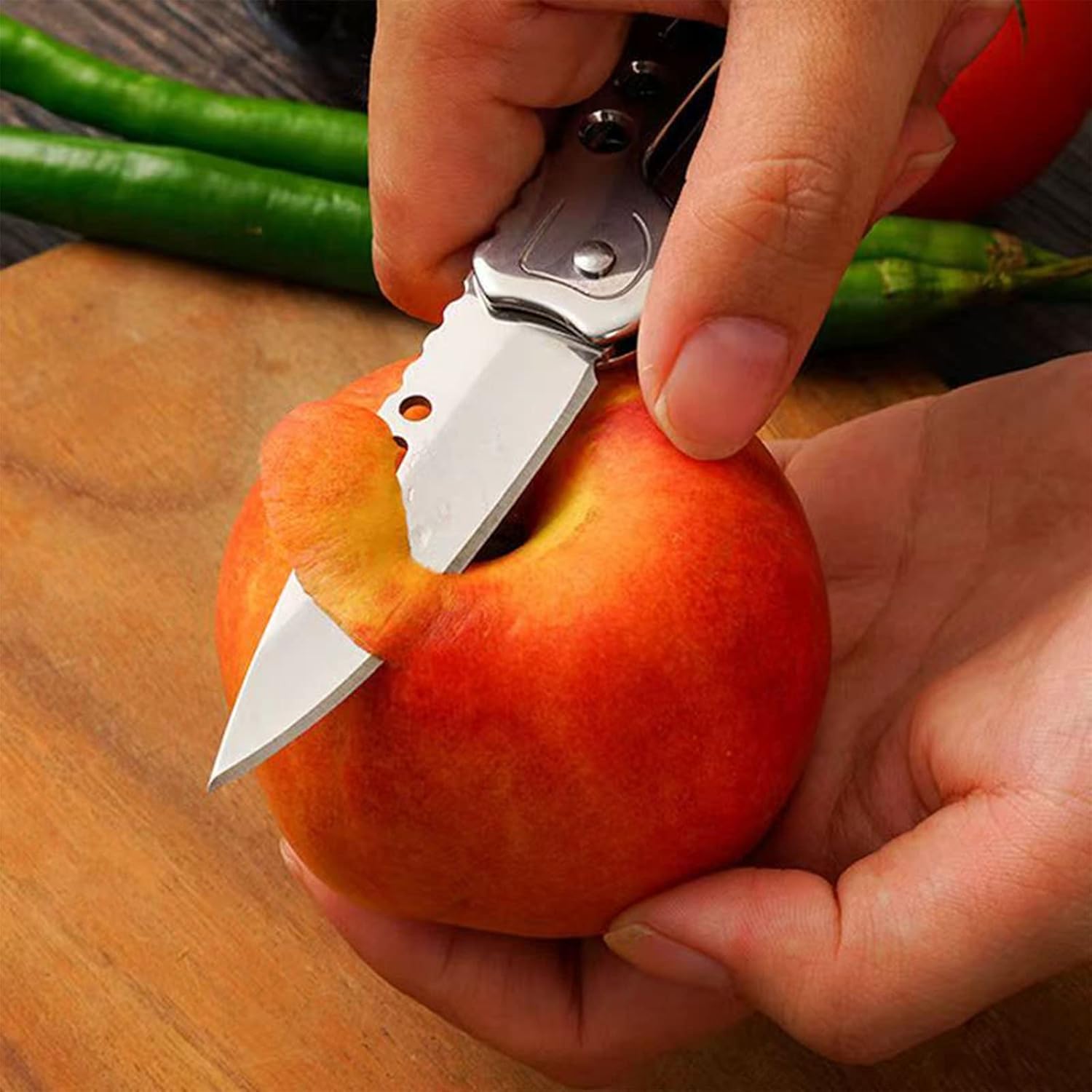 Multi Functional Small Folding Knife Mini Pocket Knife 2 Inch Fine Blade Stainless Steel, Universal for Men and Women (12PACK)