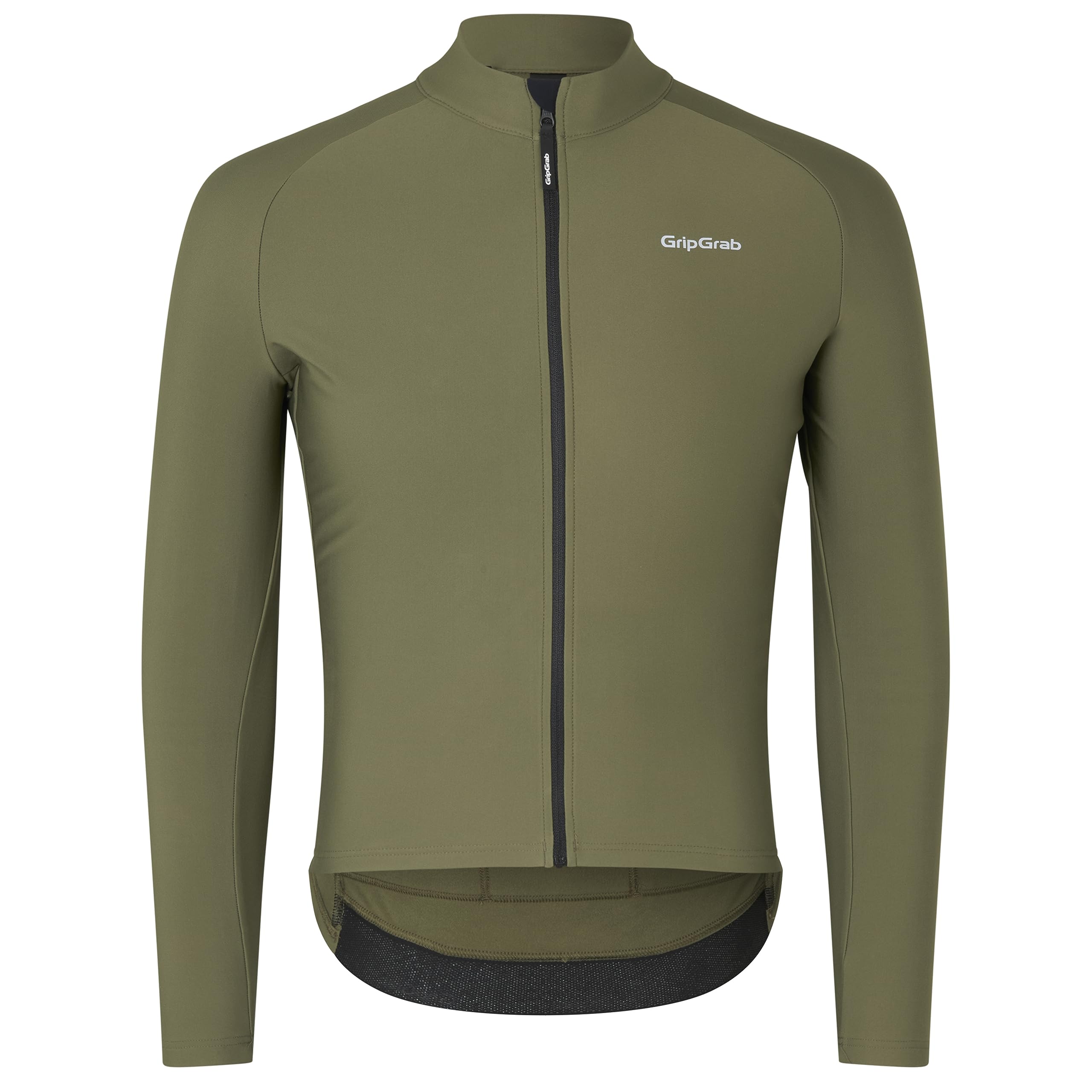 GripGrab PACR Rennrad Trikot Herren - Langarm Thermo Radtrikot - Race Fit | Schmale Passform, weiches Mikrofleece zur Isolierung, durchgehender Reißverschluss & 3 Taschen, für sportliche Sitzposition