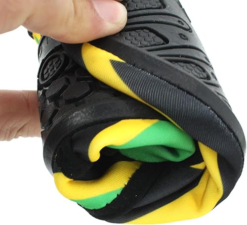 Miniatura 2 de Zapatos de agua para mujer, secado rápido, zapatos de playa, calzado para deportes, viajes, baile, surf, yoga, ejercicio, bandera de Jamaica,