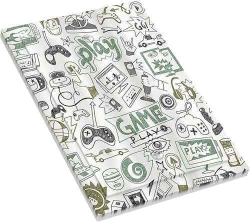 Miniatura 3 de Cubiertas decorativas de placa de interruptor de grafiti divertido, lindo juego, garabato, placa de cubierta de interruptor de luz de 1 cuadrilla,