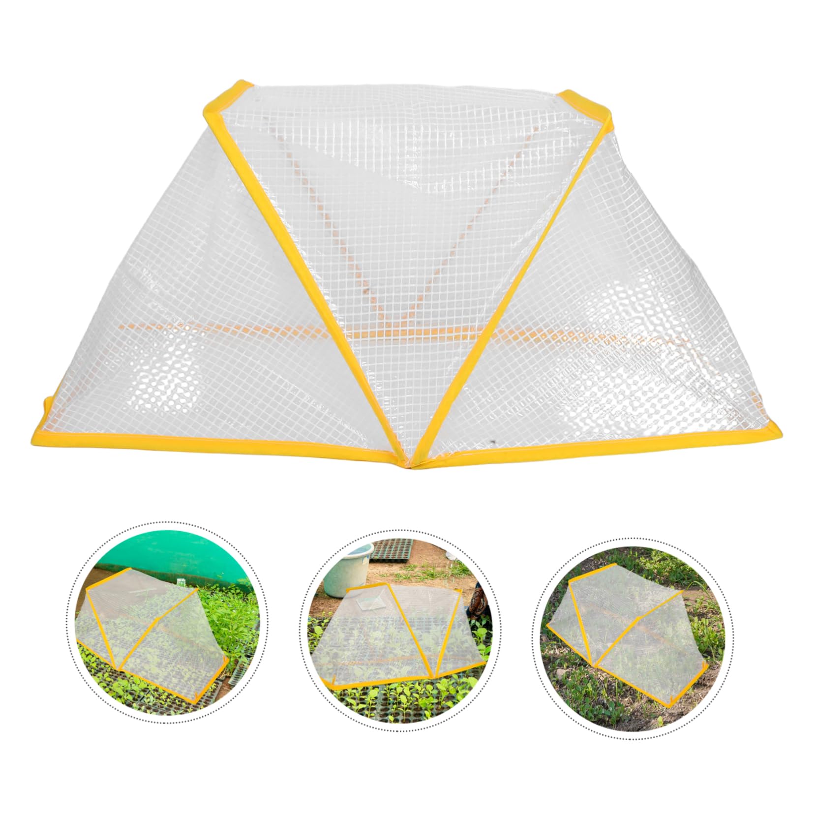 BESPORTBLE Protezione per Aiuole Rialzate Pieghevole Rete per Piante da Protezione in Plastica Contro Freddo Design per Giardinieri Materiale Riutilizzabile Frutta e