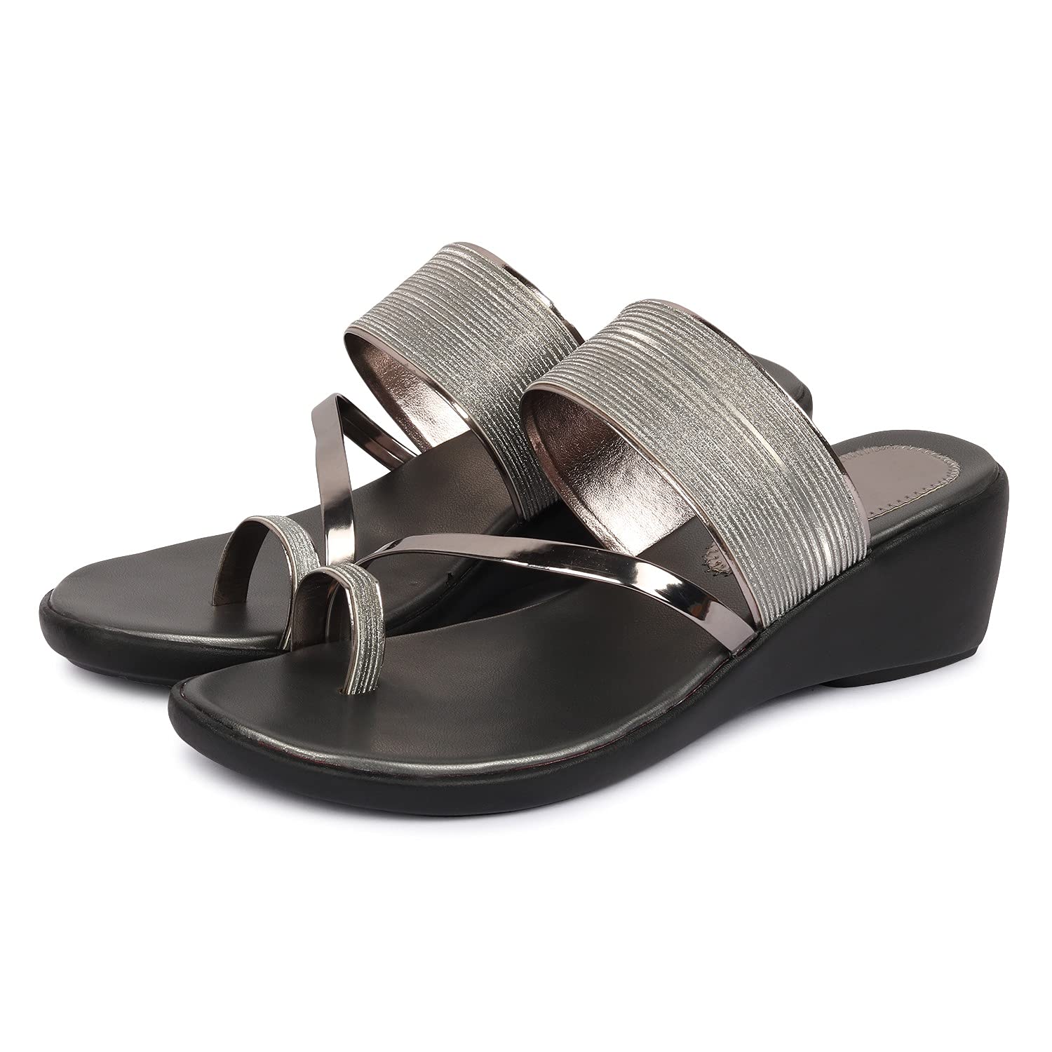 FURIOZZ Womens Slippers/Sandals F1-Silver-38 (B097SZWDFR) Amazon Price History, Amazon Price Tracker