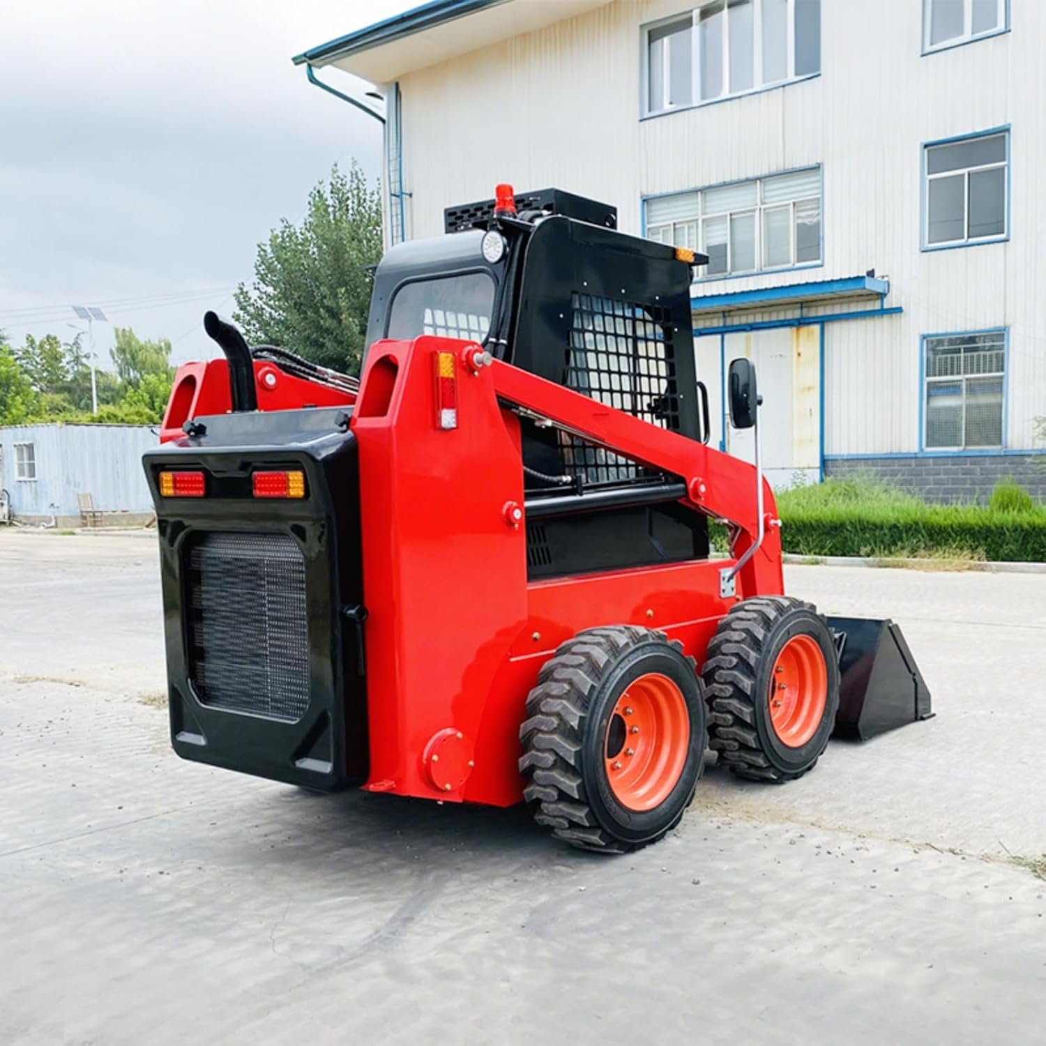 Mini Track Loader Skid Steer Compact Utility Equipment Built for Construction Projects Landscaping Jobs Material Transport and Overall Job Site Efficiency