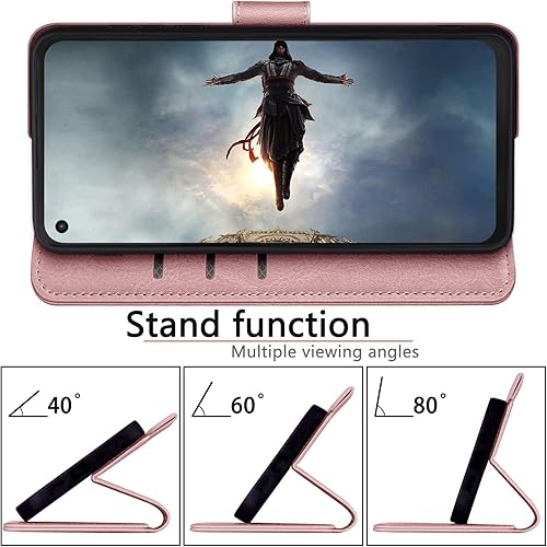 Miniatura 7 de SUANPOT Funda con bloqueo RFID para Motorola Moto G Stylus 5G (no 2022) con funda tipo cartera y tarjetero y tarjetero de piel sintética, funda para