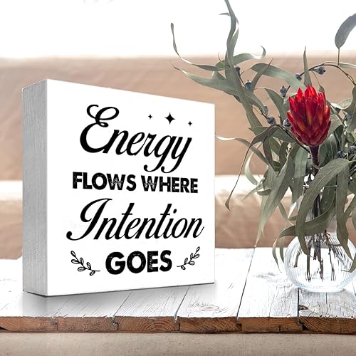 Miniatura 23 de Letrero de madera con texto en inglés "In Case Nobody Told You Today You are Awesome Bloque de madera, decoración de escritorio, caja de motivación