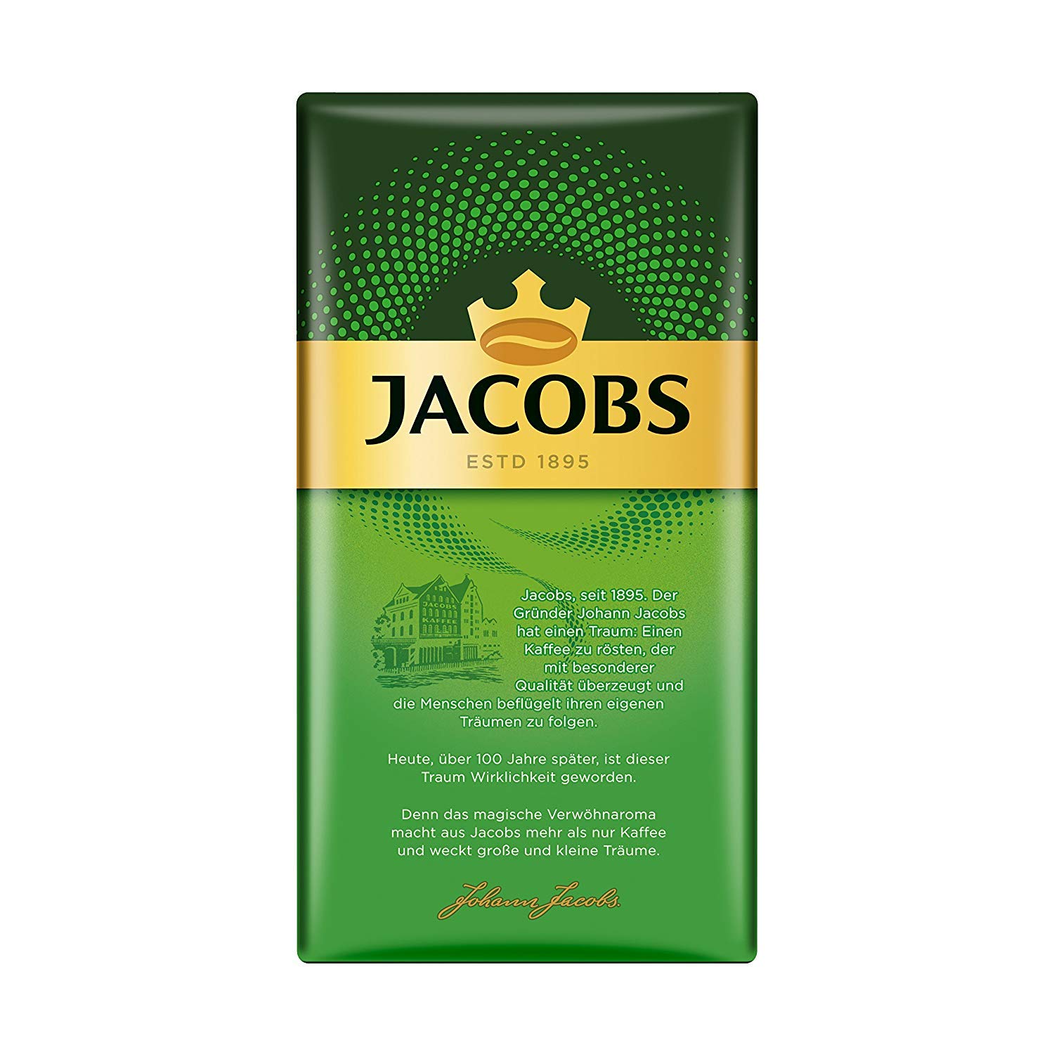 Jacobs Auslese Elite Classic Ground Coffee 500 Gram / 17.6 Ounce (Pack of 1)