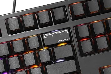 OEM Profile 6.25u Spacebar Keycap 2.0u Backspace Backlit Translucent ABS Keycaps for Cherry RGB MX Mechanical Gaming Keyboards 2.0u Backspace Black