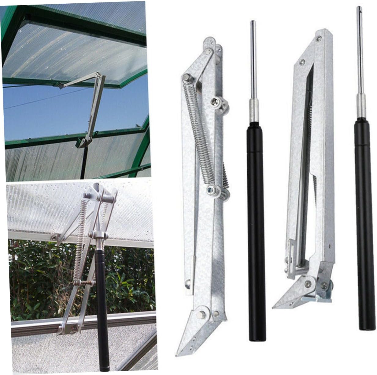 Totority Automatic Window Opener for Greenhouse Heavy Duty Double Springs Vent Opener Auto Ventilation Accessory