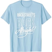 Backstreet Boys   BSB Back Alright On Baby Blue T-Shirt
