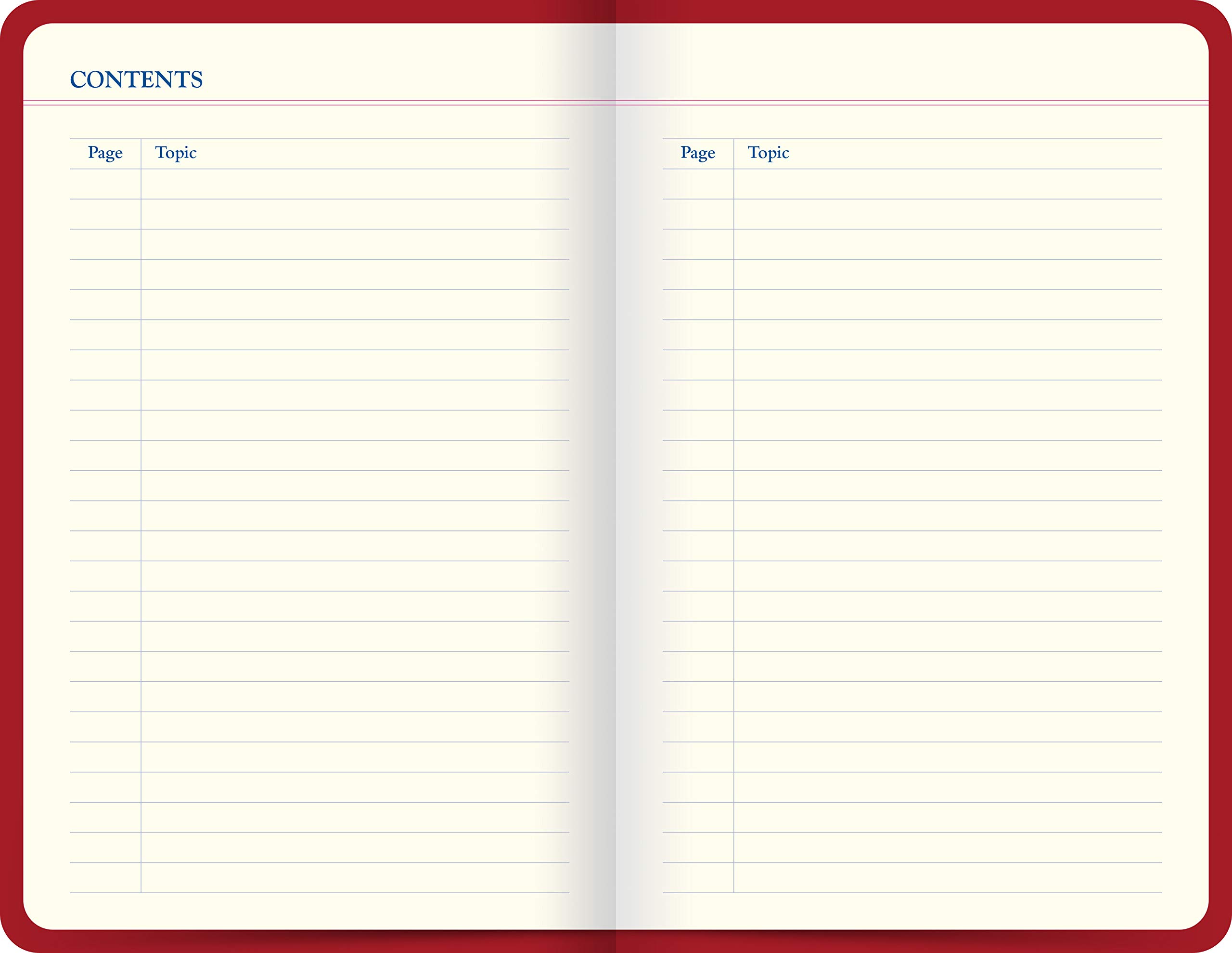 Letts Icon Travel Journal - red - Image 3