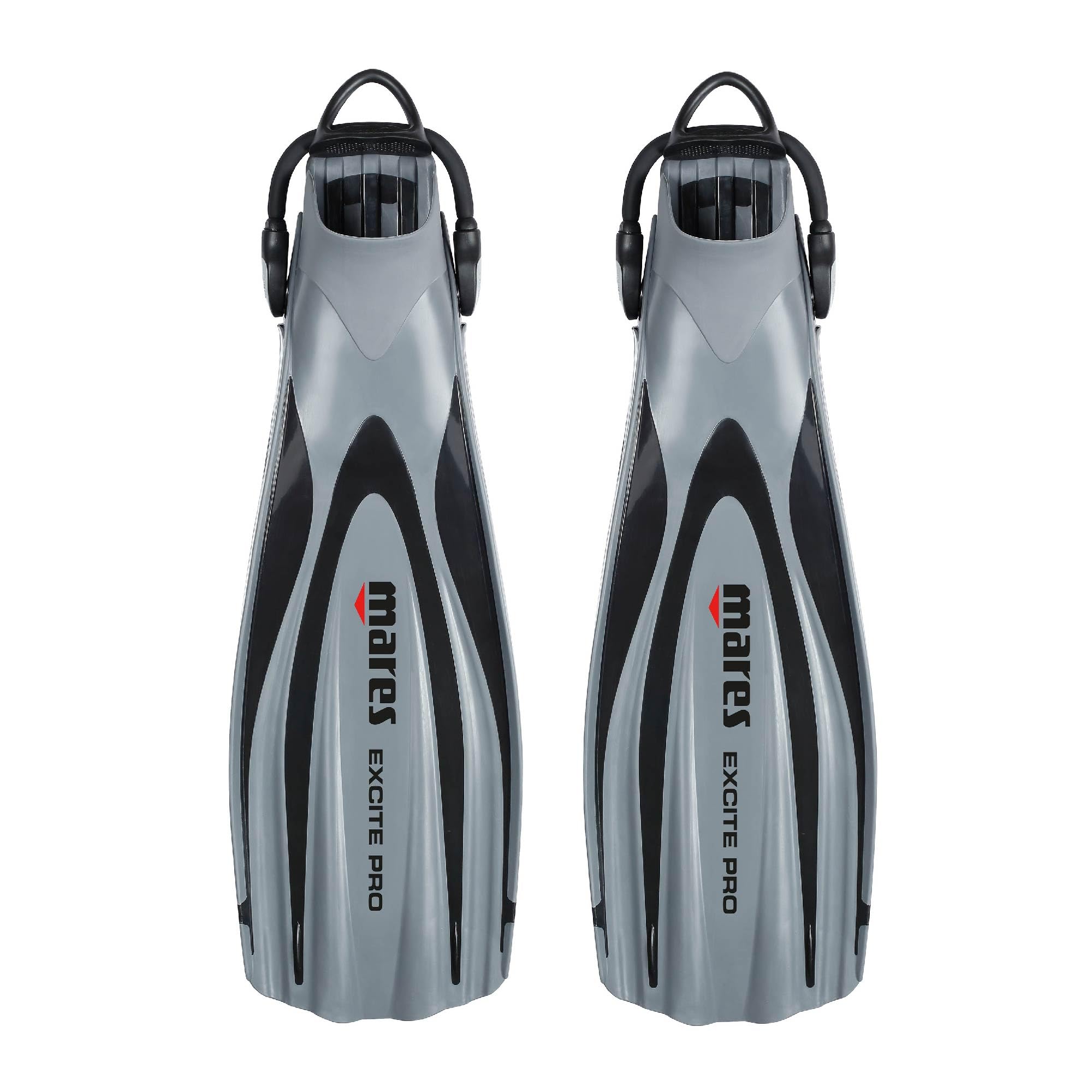 MaresUnisex Excite PRO Open Heel Rigid Blade Fins for Scuba Diving, Snorkeling, Swimming & Freediving