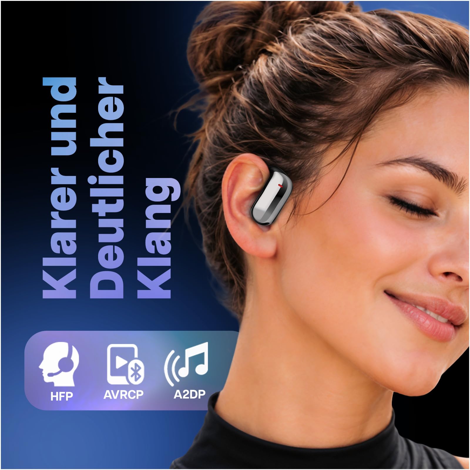 MMOBIEL KI Übersetzer Ohrhörer Echtzeit 148 Sprachen mit App (Android & iOS) –Bluetooth 5.1 Open-Ear AI Übersetzungskopfhörer – Unterstützt Musik & Anrufe - Ideal für Reisen, Business & Lernen
