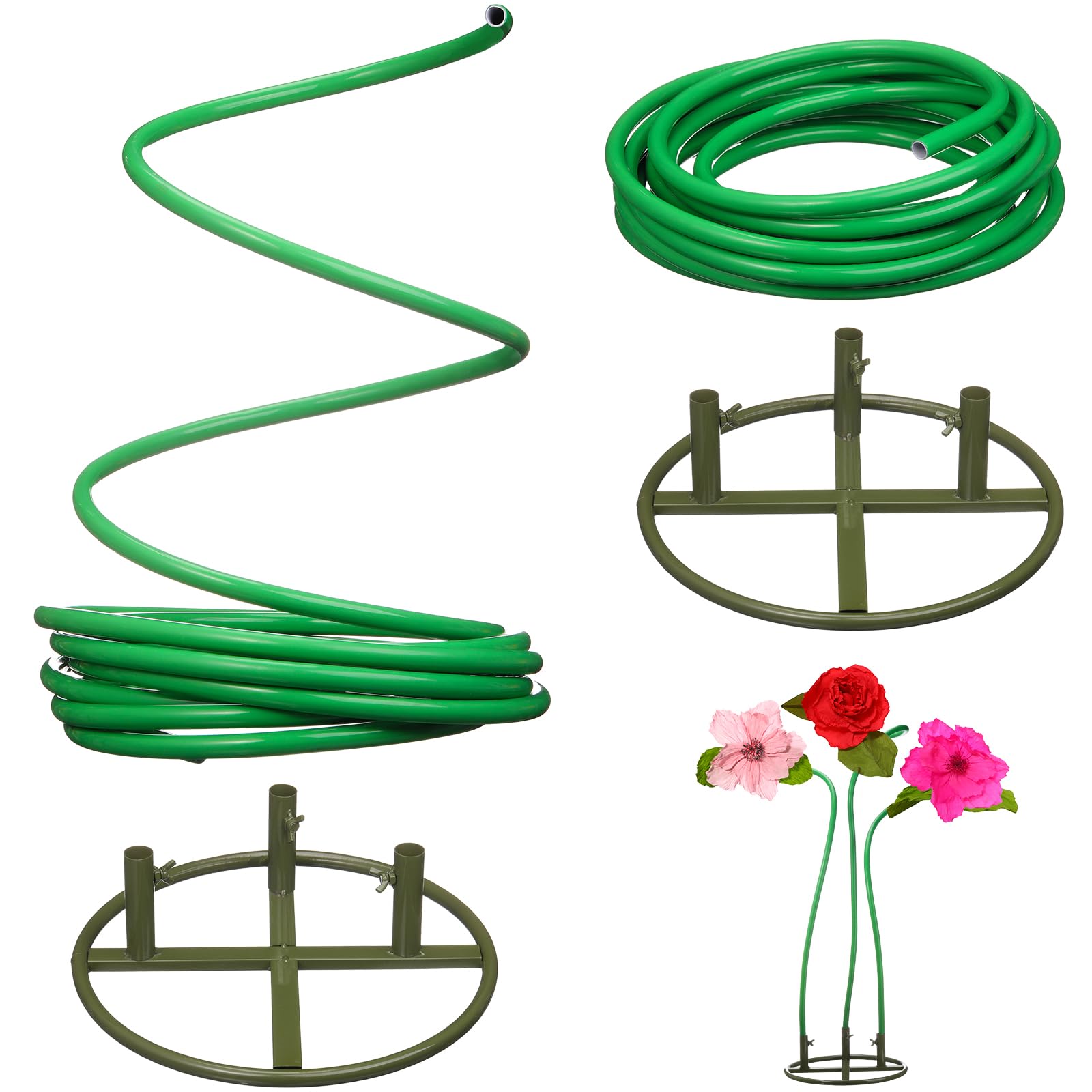 Tuyau flexible pour fleurs géantes de mariage et décors d'arches romantiques