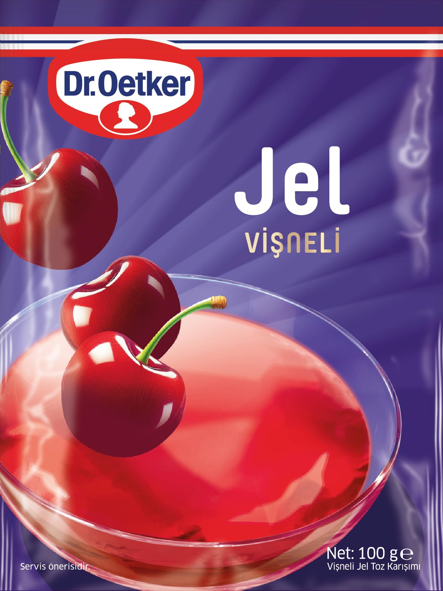Dr. Oetker Jel Vişne Aromalı 100 Gr