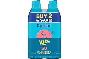 Coppertone Defend & Care Repellent Spray with SPF 50 Sunscreen - Water...