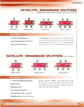 Holland 2-Way Diode Steered Splitter