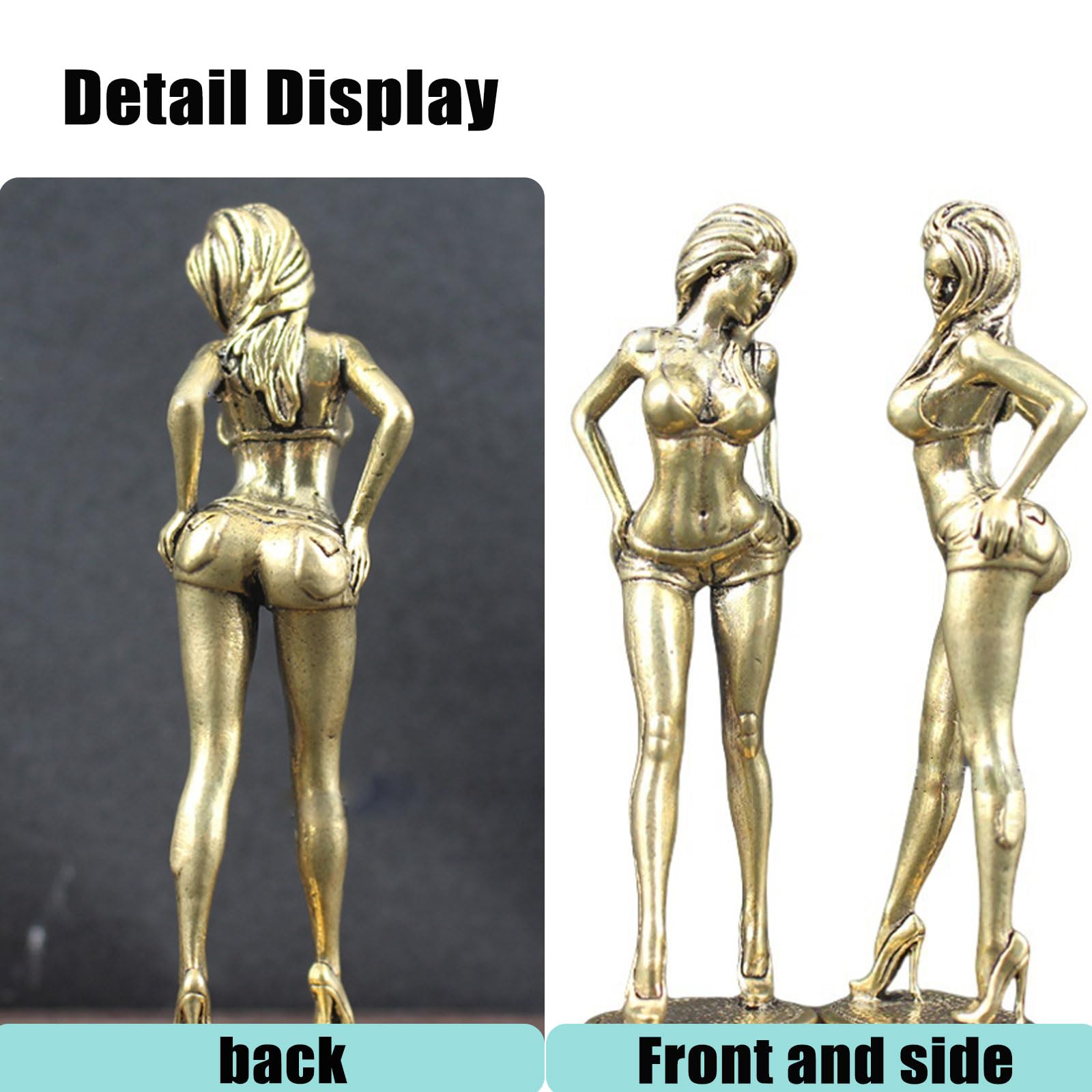 Amazon.co.jp: LSBDJDL 真鍮製 セクシー 女性 ボディアート ミニチュア