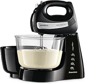 Batedeira Bella Massa, Mondial, Preto/Inox, 500W, 110V - B-23 NP