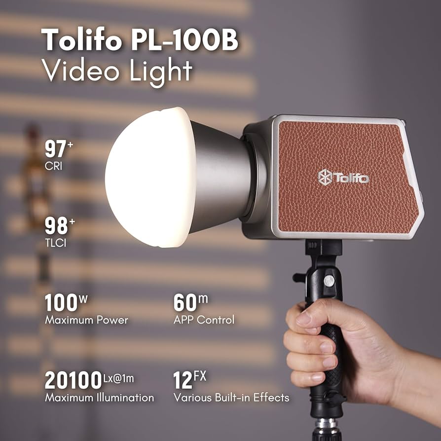 TOLIFO 120W & polight LED撮影照明 セット TOLIFO 120W & polight LED撮影照明 セット TOLIFO 120W & polight LED