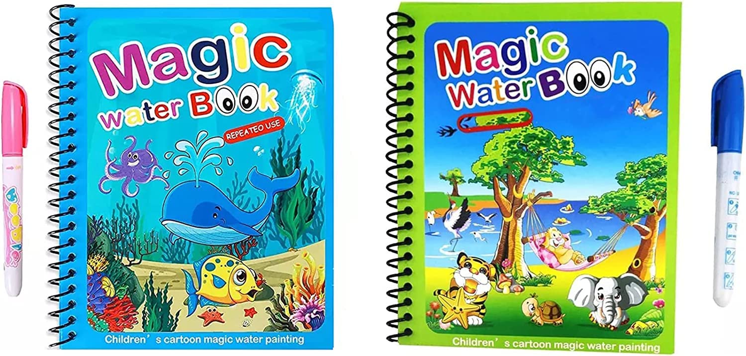 See full amazon price history chart for AK Store (Pack of 2) Reusable Magic Water Quick Dry Book Water Coloring Book Doodle with Magic Pen Painting Board for Kids, Children Education Drawing Pad (Random Design) - NO Colors Required (2) AK Store (Pack of 2) Reusable Magic Water Quick Dry Book Water Coloring Book Doodle with Magic Pen Painting Board for Kids, Children Education Drawing Pad (Random Design) - NO Colors Required (2) (B0BW4RMYZ3) Amazon Price History, Amazon Price Tracker