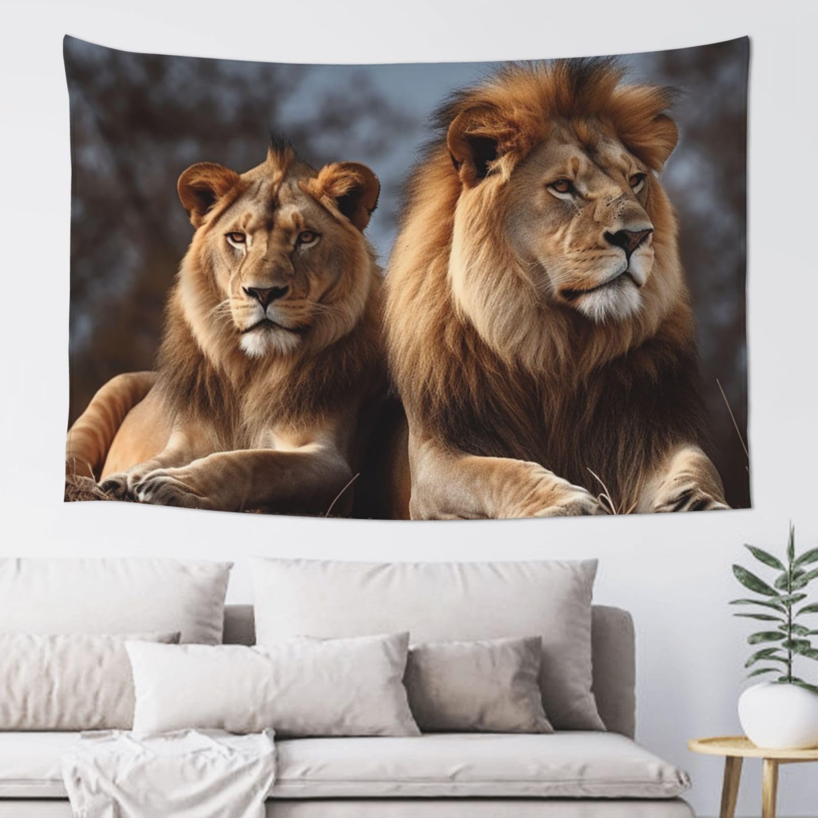 Arazzo Da Parete VducK Con Stampa Agrumi - 152x102 Cm In Poliestere HD - Per Camera Da Letto, Soggiorno, Dormitorio - Include Clip E Ganci Adesivi Per Appendere Facile - 4