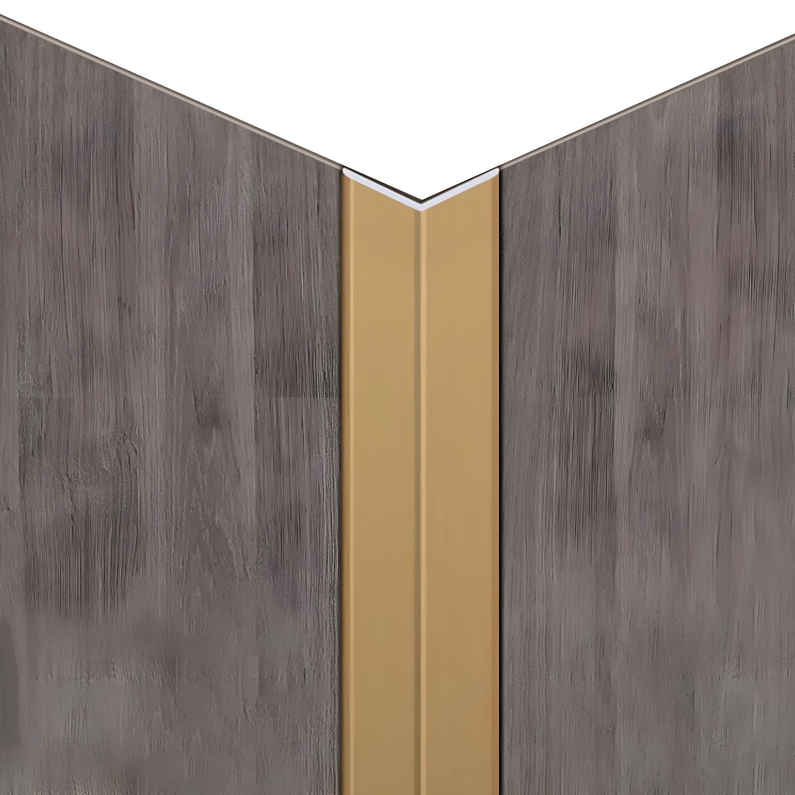 Coayuou Wall Trim Aluminium Corner Guards 100cm* 3Pcs Plastic Angle Trim For Homes, Offices & Retail Spaces – Strong, Long-Lasting & Easy To Install Easy DIY Installation(Bronze,15 * 15mm)