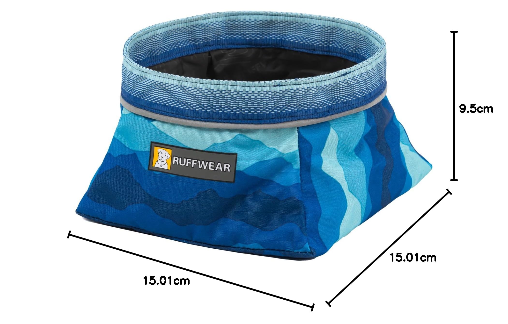 RUFFWEAR Quencher Comedero para Perros Plegable Coastal Mountains M