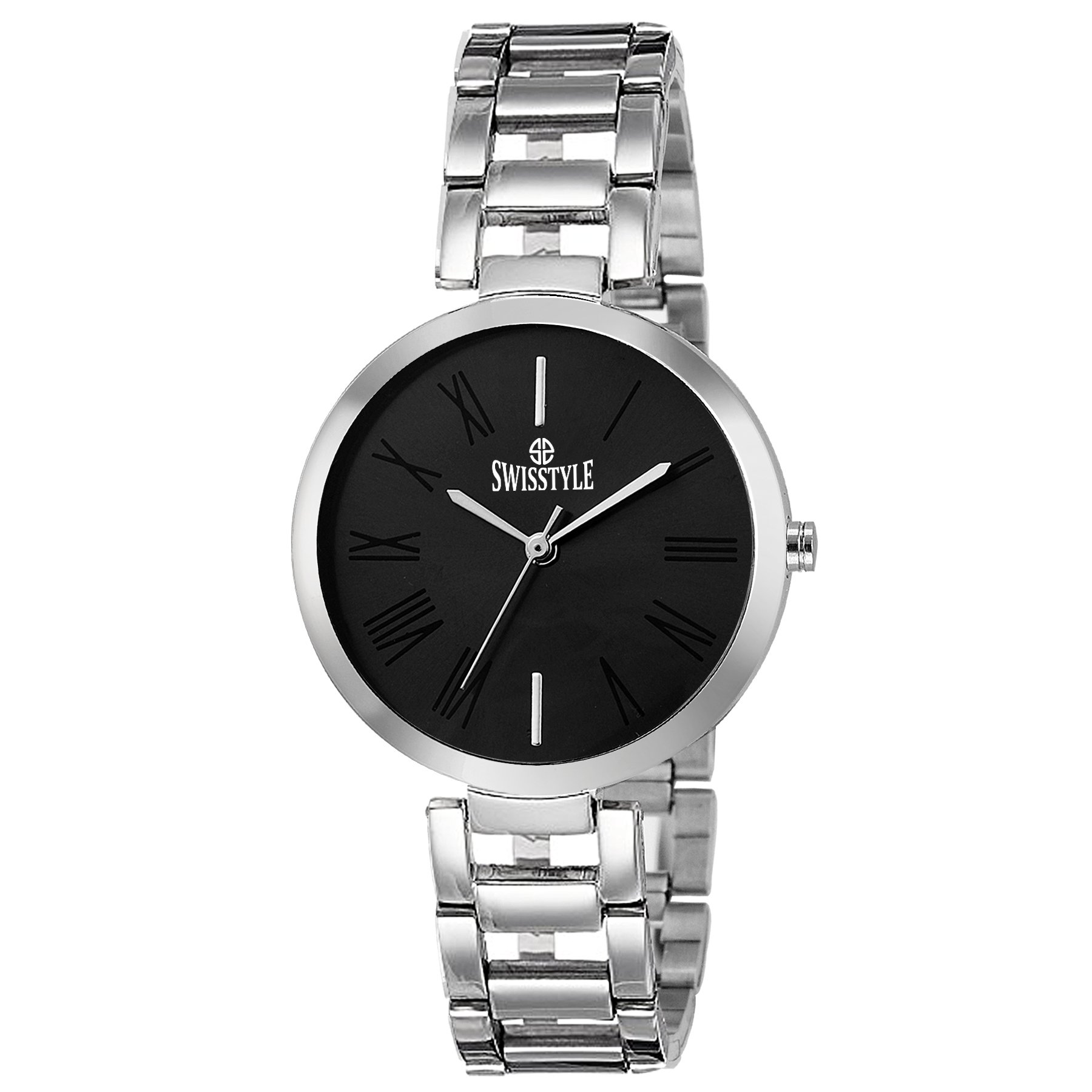 SWISSTYLE Youth Analog Black Dial Womens Watch - LR637-BLK (B074XCJT48) Amazon Price History, Amazon Price Tracker