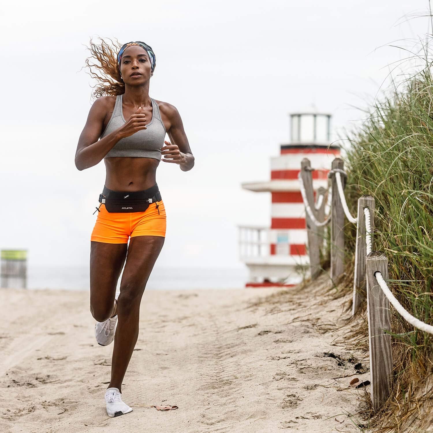 Fitletic Neo Race Belt, Black | Unique No Bounce Design for Marathon, Triathlon, Trail, 5k, 10k | Running Belt | N01R-01 - Image 6