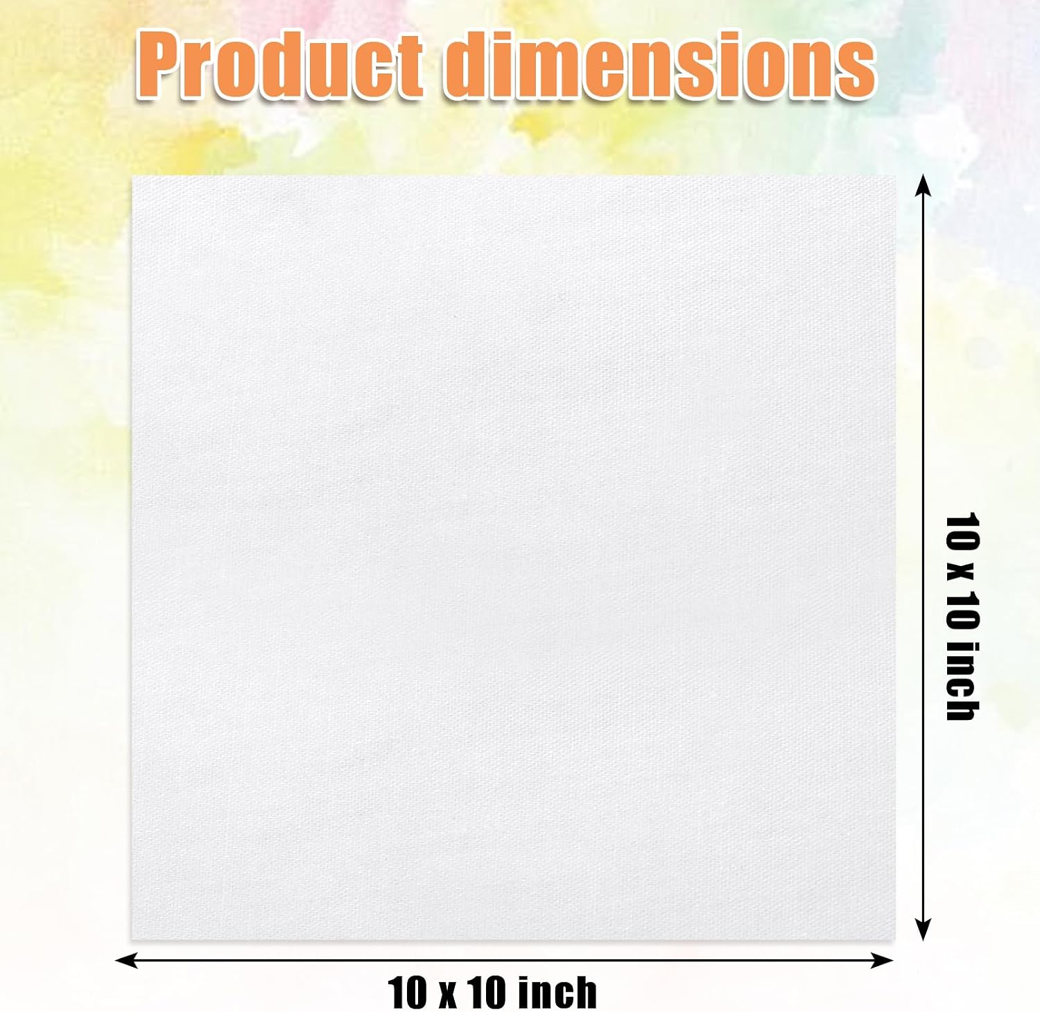 KKJIAF 20 Pcs 10x10 Inch White Cotton Fabric Squares Precut Quilting Fabric Bundles for Sewing, Patchwork, DIY Craft, Embroidery