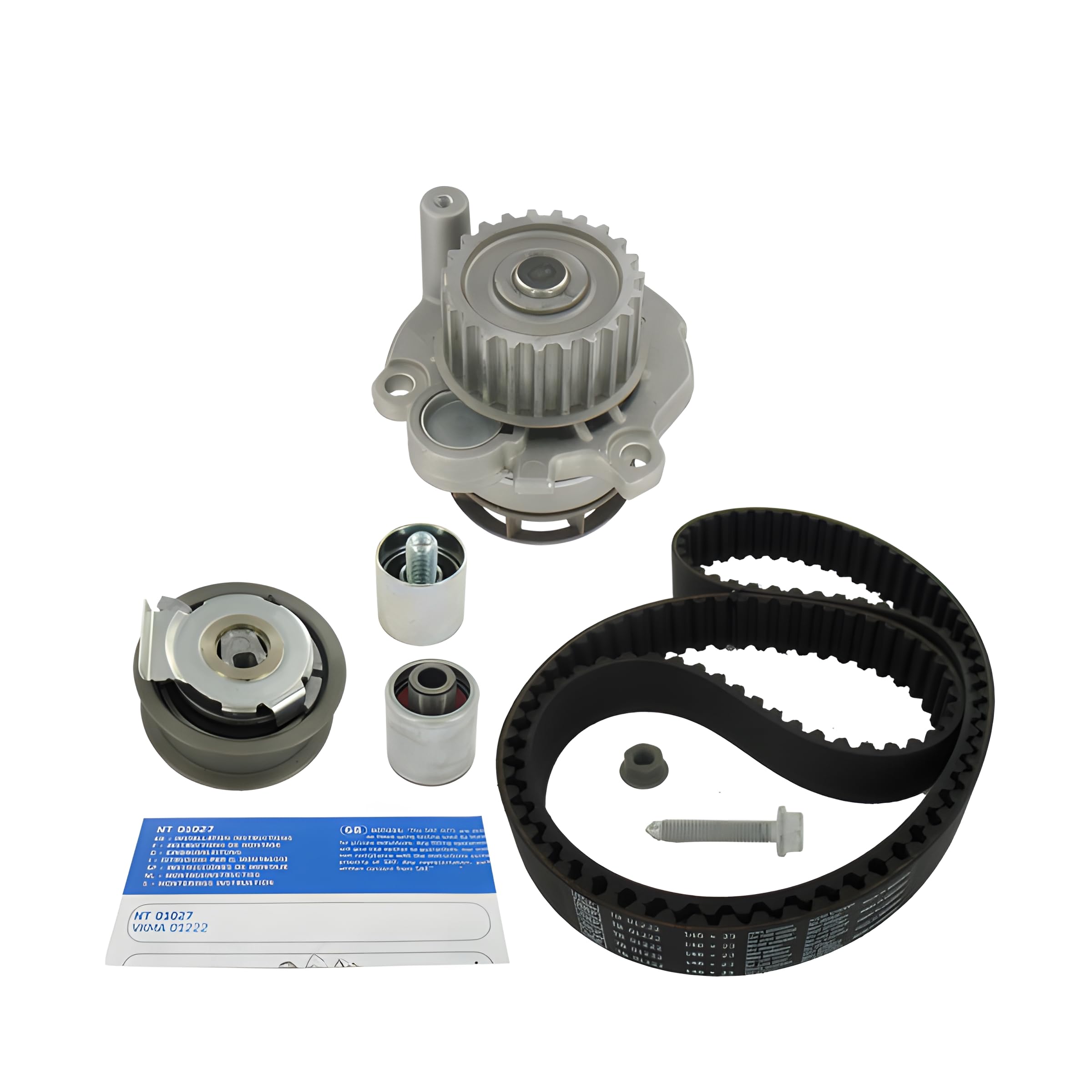 SKF Wasserpumpe und Zahnriemensatz VKMC 01222 Höhe 171 mm Länge 271 mm Breite 142 mm - OE-Qualität | Kompatibel mit: AUDI A1, A3, A3 Sportback, A4 B7, A4 B7 Avant, A4 B7 Cabriolet, A6 C6, A6 C6 Avant, TT, TT Roadster