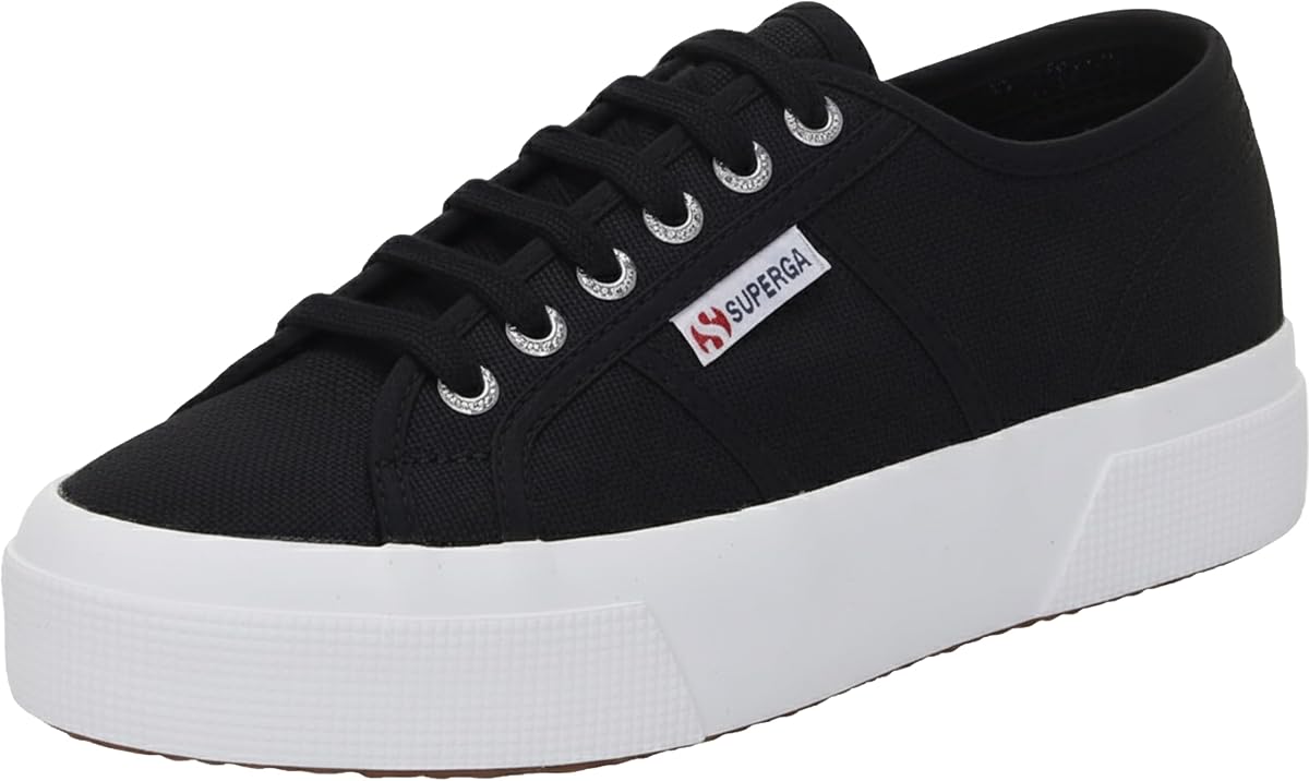 Superga 2740 Platform Sneakers for Men and Women - Iconic Italian Men’s and Women’s Tennis Shoes with Breathable Canvas Upper, Non Slip Rubber Sole