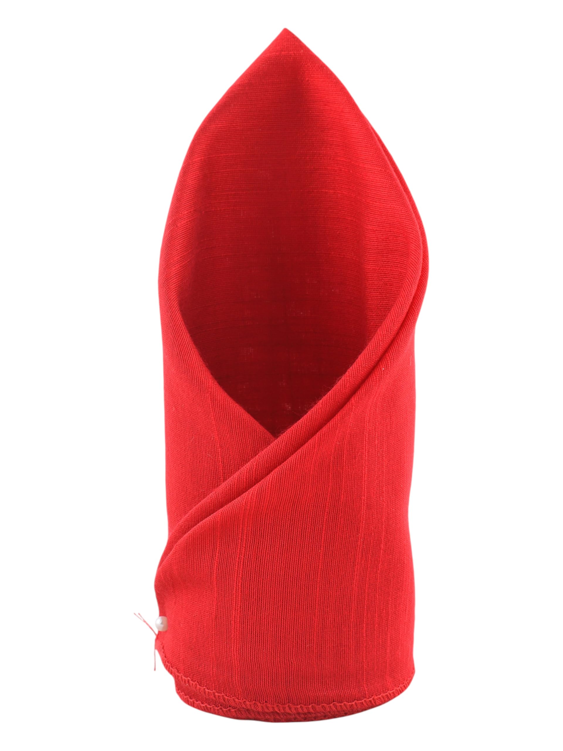 Men's Art Silk Solid Pocket Square (1pc)