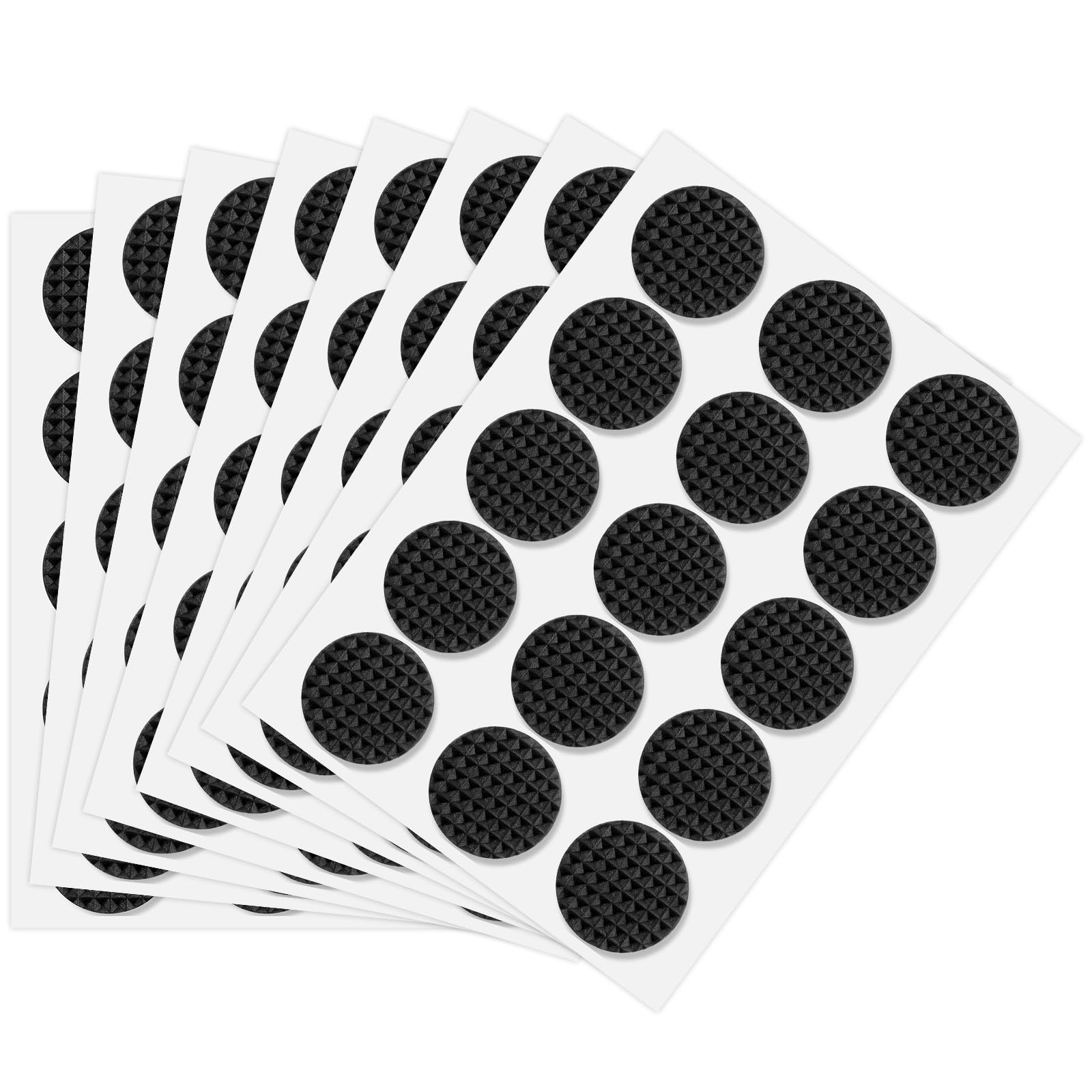 View 1 of 120 Pcs 1 in Non Slip Furniture Pads Round Black Chair Feet Furnitures Pad Self Adhesiv Anti Skid Pad for Tiles Hardwood Floors