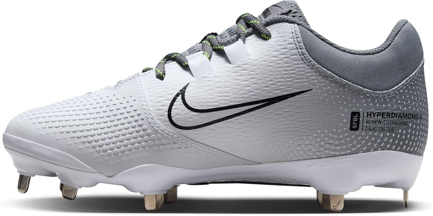 Nike Hyperdiamond 4 Women's Softball Cleats Metal Spikes - Image 3
