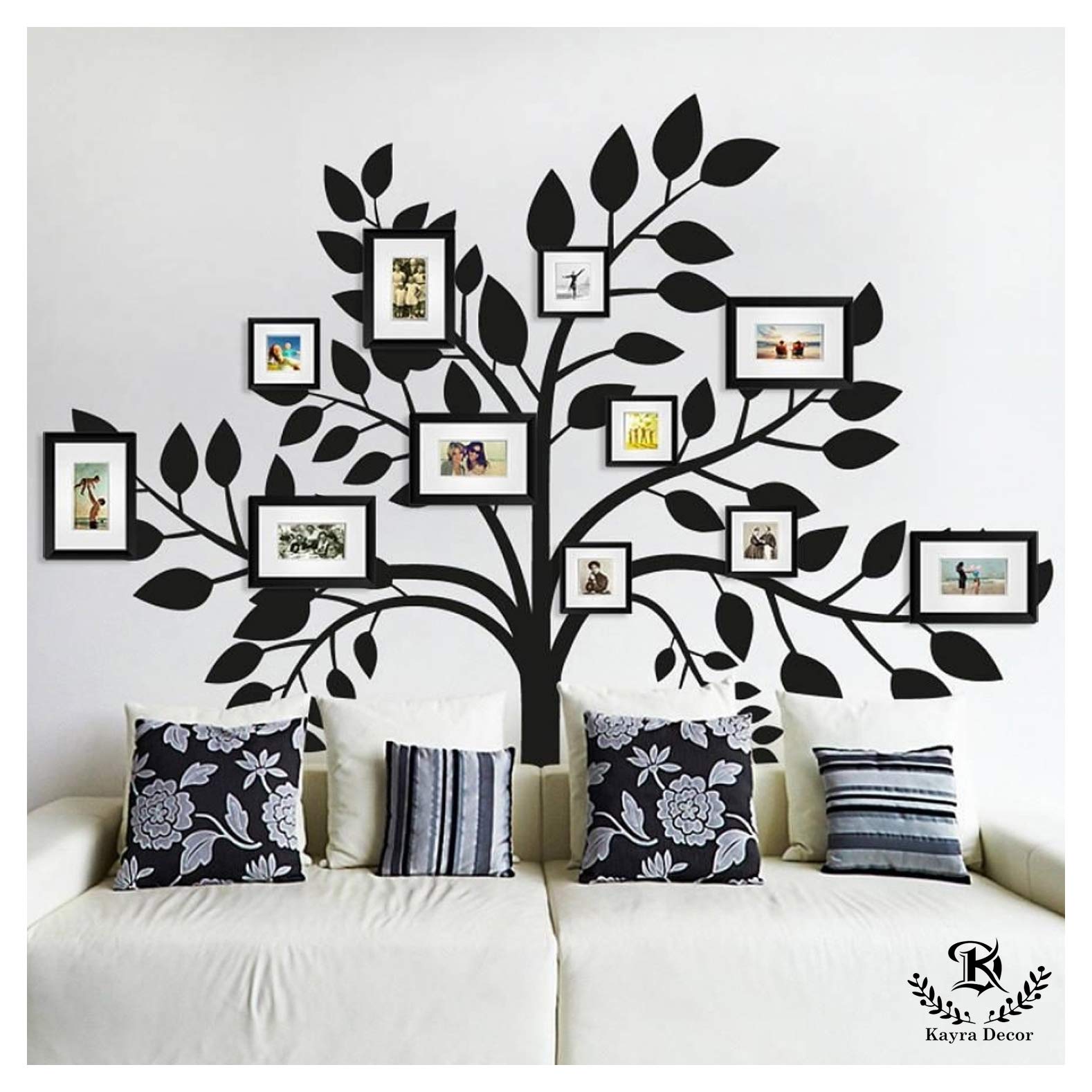 Kayra Decor Stencil for Wall Painting - Family Tree Large Size 72 X 55 (KHSNT457) (B074CDYHG4) Amazon Price History, Amazon Price Tracker