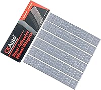 Vista 10 de CKAuto 1/4 oz, 0.25 onzas, negro, adhesivo adhesivo en pesos de rueda, tipo EasyPeel. Coches, camiones, SUV, motocicletas, autos RC. Perfil bajo, 12