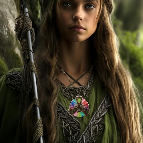 Miniatura 9 de DND 5E Class & D20 - Collar giratorio de dados  Recogedor de ruleta de clase 2 en 1 y herramienta de rollo de dados D20  Esmalte duro para juegos de