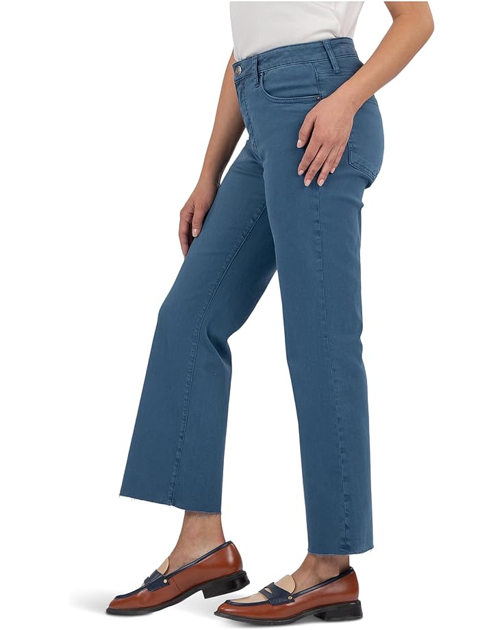 KUT from the Kloth Kelsey High Rise Fab Ab Ankle Flare With Raw Hem - #2 of 4