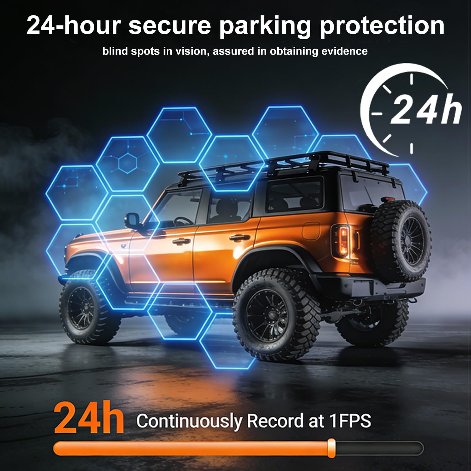 4K Mirror Dash Cam with Carplay&Android Auto,10" Rear View Mirror Camera for Cars/Trucks with Voice Control/Real 64GB Card/Touch Screen/Parking Monitor/Reverse Assist/Dual Loop Record/WDR Tech