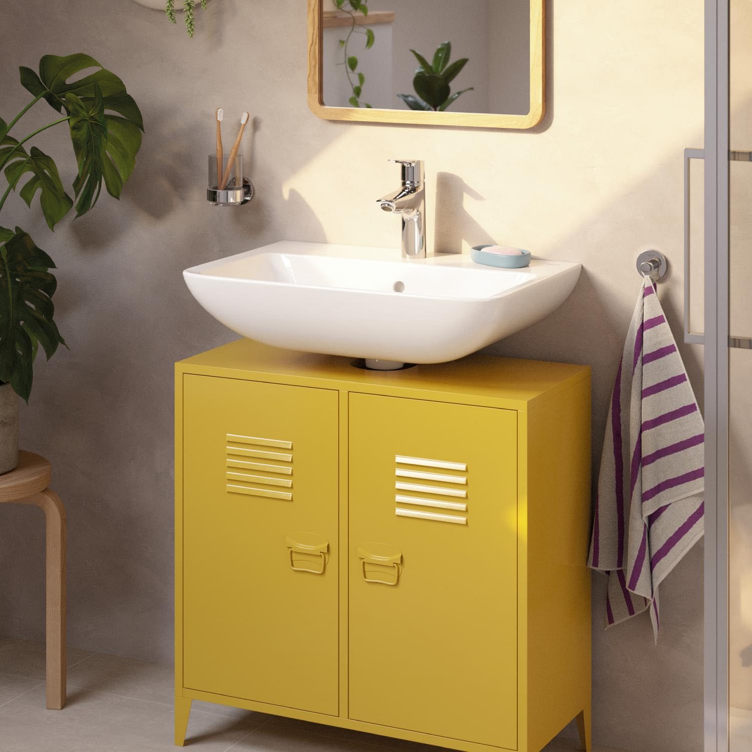 GROHE QUICKFIX Start Mitigeur Monocommande Lavabo de Salle de bains, Douchette Extractible, Mousseur Economie d'Eau, Sans Tirette de Vidage, Taille M, Chromé, 24205003 (Import Allemagne)