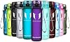 Super Sparrow Sports Water Bottle - 350ml & 500ml & 750ml & 1000ml - Non-Toxic BPA Free & Eco-Friendly Tritan Co-Polyester Plastic - For Running, Gym, Yoga, Outdoors and Camping
