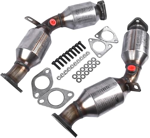 Miniatura 3 de Reemplazo del catalizador delantero izquierdo y derecho para Nissan 350Z Base Coupe de 2 puertas Infiniti FX35 / G35 / M35 2003-2008 16197 16198