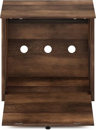 Vista 128 de Furinno Peli Caja de arena pequeña, nogal Columbia Nuez Columbia