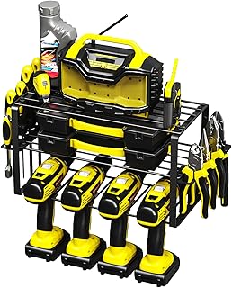 Sponsored Ad - Power Tool Organizer, 3 Tier Garage Tool Storage Rack, Power tool organization and storage, Wall Mounted Dr...