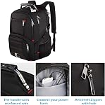 Travel Laptop Backpack, Extra Large Capacity TSA Friendly Anti Theft Backpacks with RFID Pocket, Water-Resistant Men Women School College Student Computer Bookbag Fits 17 Inch Laptop & Notebook