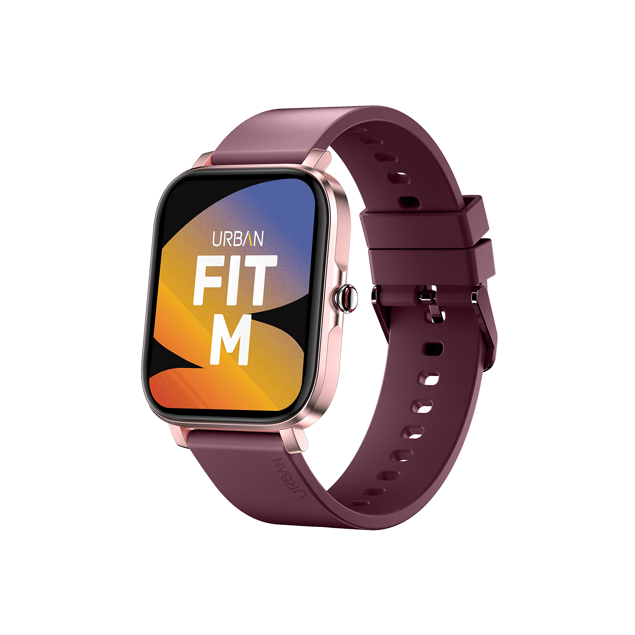 in base INNOVATION DELIVERED Inbase Urban FIT M Smartwatch HD  Display 60+ Sports Mode (Rose Gold)