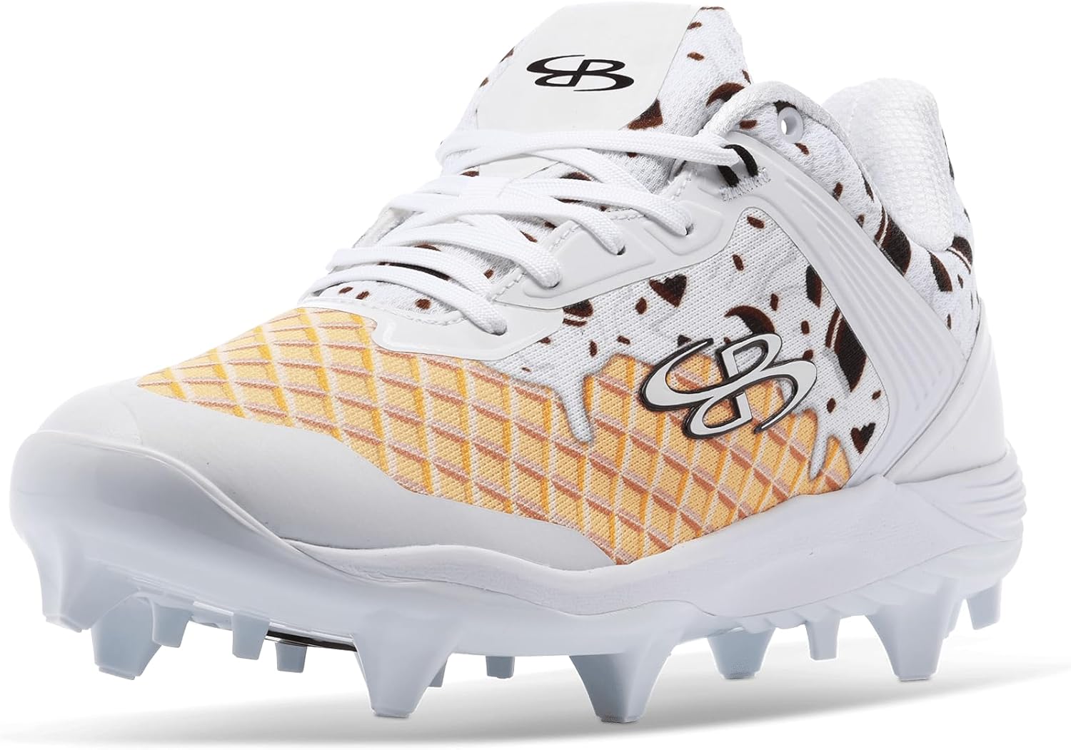 Boombah Viper Men's Molded Cleat - Ice Cream - Multiple Color Options - Multiple Sizes