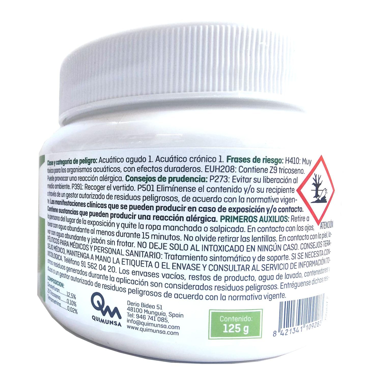 Masterfly Cebo Moscas, insecticida Polvo Soluble en Agua 125gr
