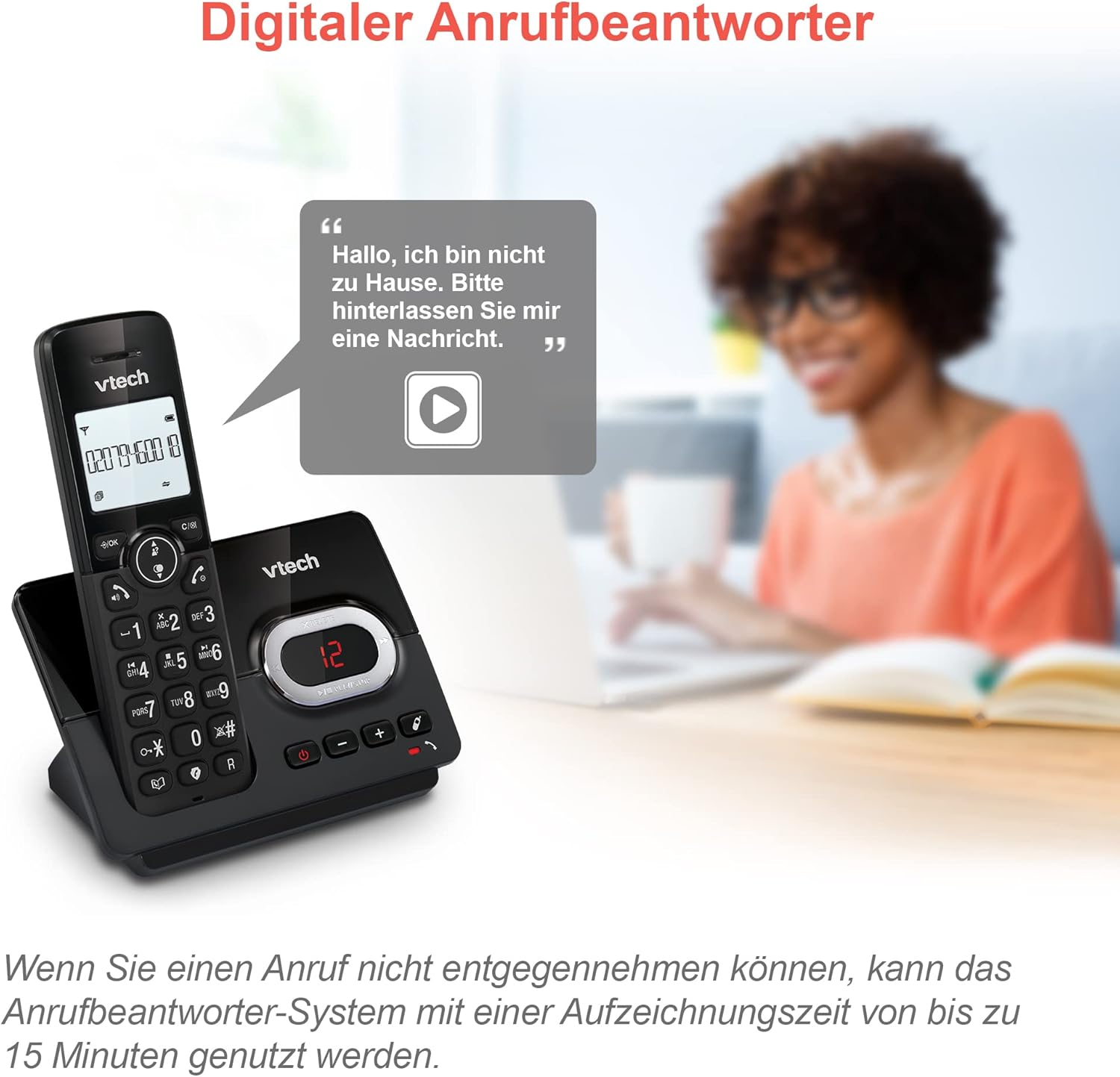 Telefon VTech CS2051 z funkcją blokowania połączeń